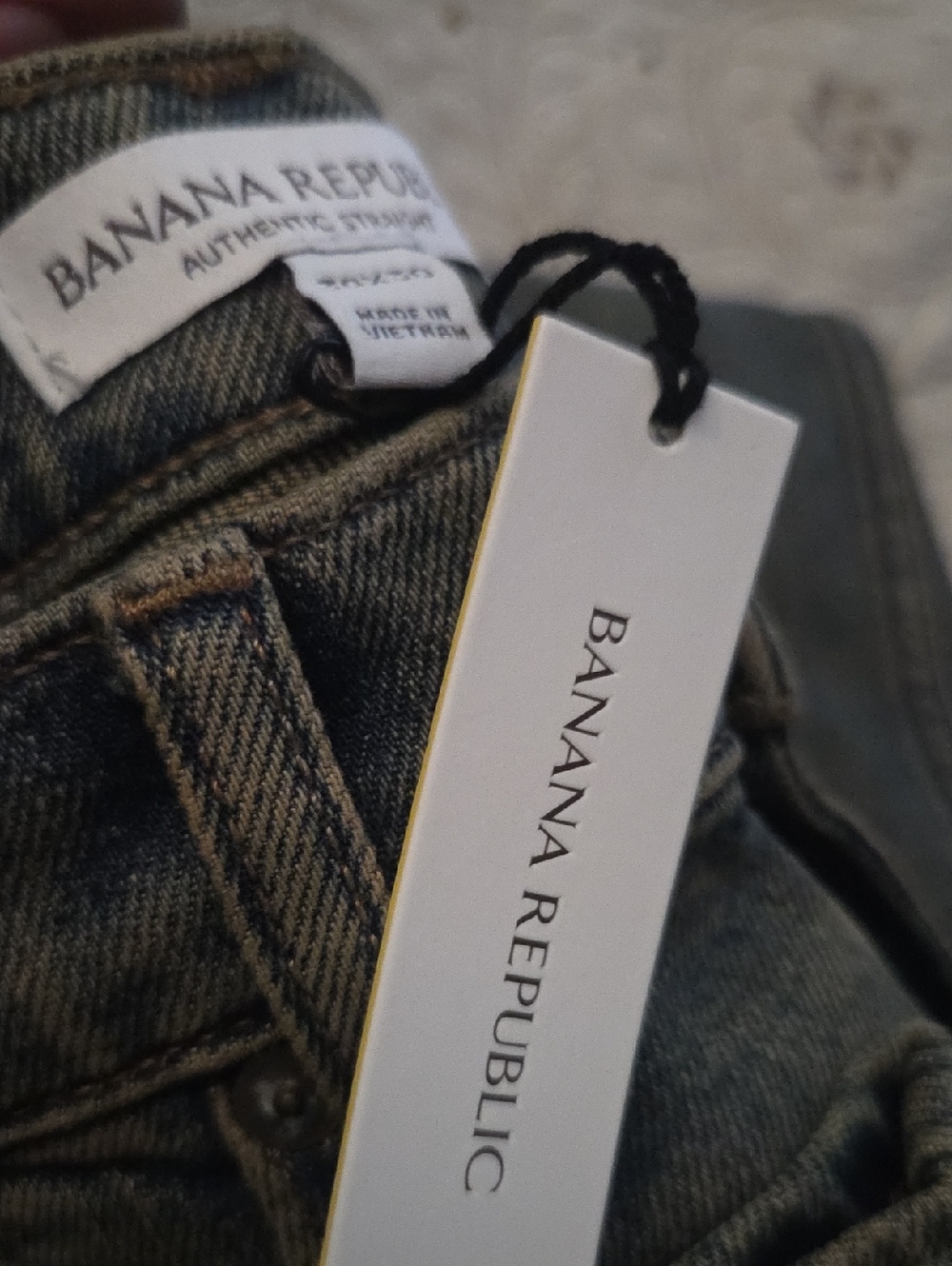 Banana Republic Vintage Wash Denim Jeans - Grayish Blue